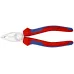 Плоскогубцы комбинированные резка - проволока средней твердости 34мм твердая проволока 22мм кабель 12мм (16мм) L=180мм хромированные двухкомпон