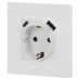 Розетка ЭРА Серия 12 12-4108-01 2P+E 16A-250В со шторками с USB type-A+C 5В-3А белый
