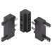 Коннектор угловой внутренний для тонкого магнитного шинопровода черный TRM-S5-CCW BK