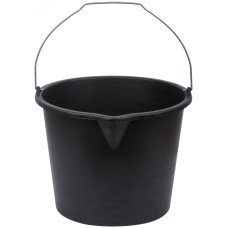 Ведро строительное пластиковое для перемешивания раствора с носиком 12 л