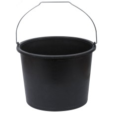Ведро строительное пластиковое для перемешивания раствора, усиленные стенки 12 л