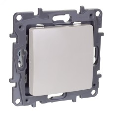 Выключатель 1-клавишный 10АХ перекрестный слоновая кость ETIKA