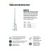 Миксер для строительных смесей оцинкованный Профи, хвостовик SDS-PLUS 100x600 мм