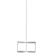 Миксер для строительных смесей оцинкованный усиленный Профи 212х600 мм