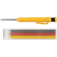 Карандаш строительный автоматический, 6 сменных грифелей