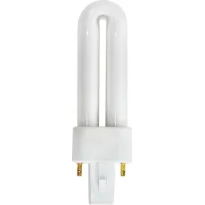 Лампа люминесцентная одноцокольная, 9W 1U/T4 2P G23 4000K, EST1