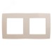 12-5002-02 ЭРА Рамка на 2 поста, Эра12, слоновая кость (10/100/2800)
