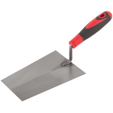 Мастерок каменщика, прорезиненная ручка 180 мм