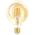 Лампочка светодиодная ЭРА F-LED G95-7W-824-E27 gold E27 / Е27 7Вт филамент шар золотистый теплый белый свет
