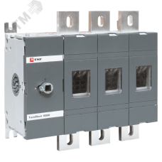 Рубильник 2500A 3P без рукоятки управления Twin block