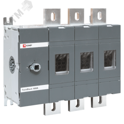 Рубильник 2500A 3P без рукоятки управления Twin block
