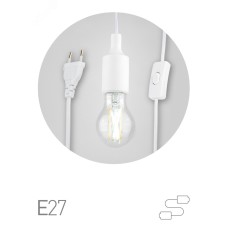 Светильник для растений ЭРА FITO-Holder E27 5 м с проводом и выключателем для фитоламп с цоколем Е27