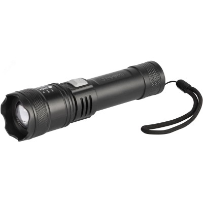 Фонарь светодиодный Трофи UA-103 аккумуляторный 7 Вт оптический Zoom 3 режима powerbank