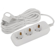 Удлинитель электрический ЭРА UDL-16-370-E Greenline 3 розетки с заземлением 7м ПВС 3x1мм2