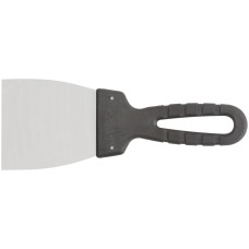 Шпатель, стальное лезвие, пластиковая ручка  80 мм