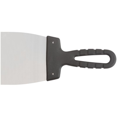 Шпатель, стальное лезвие, пластиковая ручка 100 мм