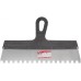 Шпатель фасадный нержавеющий зубчатый 350 мм / зуб 10 мм