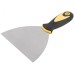 Шпатель, нерж.сталь, прорезиненная ручка 5'' (125 мм)