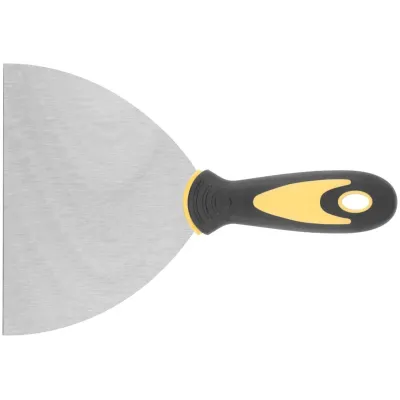 Шпатель, нерж.сталь, прорезиненная ручка 6'' (150 мм)
