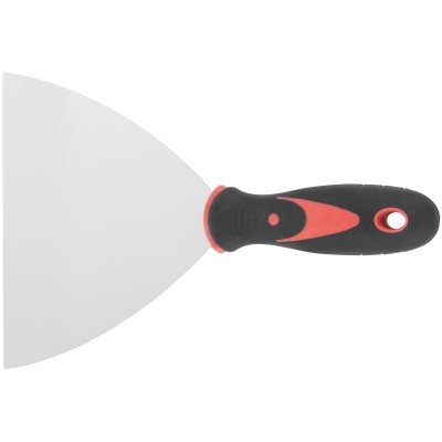 Шпатель, нерж.сталь, прорезиненная ручка  6 (1 0  мм)