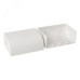 Заглушка (100х40) (2 шт) Plast EKF Белый
