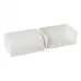Заглушка (100х40) (2 шт) Plast EKF Белый