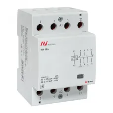 Контактор модульный КМ 40А 3NO+1NC 230VAC (3 мод.) AVERES