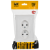 BRITE Розетка 2-местная без заземления без защитных шторок 10А в сборе РС12-2-БрАБ арктический белый IEK