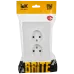BRITE Розетка 2-местная без заземления без защитных шторок 10А в сборе РС12-2-БрАБ арктический белый IEK