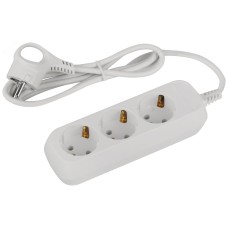 Удлинитель электрический ЭРА UDL-10-315-E Greenline 3 розетки с заземлением 1,5м ПВС 3x0.75мм2