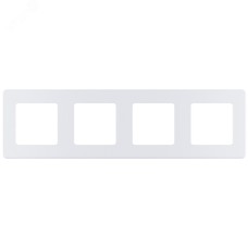 Рамка 4-местная жемчуг INSPIRIA