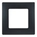 Рамка 1-местная антрацит ETIKA