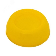 Силиконовый колпачок желтый для плоской кнопки XB4