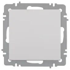 Переключатель Intro Accent 6-103-01 , 10А-250В, IP20, СУ, AL/CU, белый