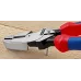 Плоскогубцы электромонтера Linemans Pliers резка - проволока средней твердости 46мм твердая проволока 3мм L=240мм двухкомпонентные рукоятки цвет че