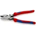 Плоскогубцы электромонтера Linemans Pliers резка - проволока средней твердости 46мм твердая проволока 3мм L=240мм двухкомпонентные рукоятки цвет че