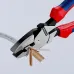 Плоскогубцы электромонтера Linemans Pliers резка - проволока средней твердости 46мм твердая проволока 3мм L=240мм черные обливные рукоятки