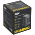 DOMINIC Удлинитель У08K 8 мест 2P+PE 1,5м 3х1,0мм2 16А/250В USB A+C 20Вт черный IEK