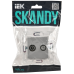 SKANDY Розетка двойная TV+SAT SK-A13S серебряный IEK