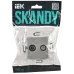 SKANDY Розетка двойная TV+SAT SK-A13S серебряный IEK