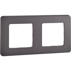 Рамка 2-местная дымчатый INSPIRIA
