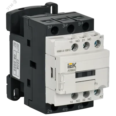 Контактор КМИ-А-10912 LC1D 9А 48В/АС3 1НО/1НЗ