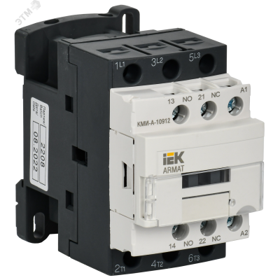 ARMAT Контактор КМИ-А-10912 LC1D 9А 24В/АС3 1НО/1НЗ