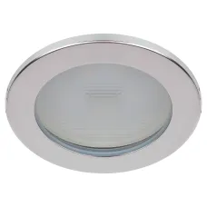 Встраиваемый светильник влагозащищенный ЭРА KL95 CH GX53 IP44 хром