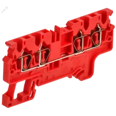 ARMAFIX Клемма пружинная CX2.5-4 четырехконтактная красная IEK