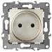 12-2105-04 ЭРА Розетка 2P, 16A-250В, IP20, Эра12, шампань (10/100/2800)