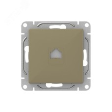 Механизм розетки RJ45 (cat5)  шампань Эпика EKF