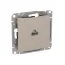 Механизм розетки RJ45 (cat6), кремовый Эпика EKF