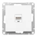 Эпика Механизм розетки RJ45 (cat5) белый EKF