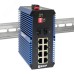 Коммутатор промышленный неуправляемый U-2GX/SFP-8GTP, 2 порта 1000Base-X SFP, 8 портов 10/100/1000Base-T(X) RJ45 c PoE, монтаж на динрейку TSX EKF